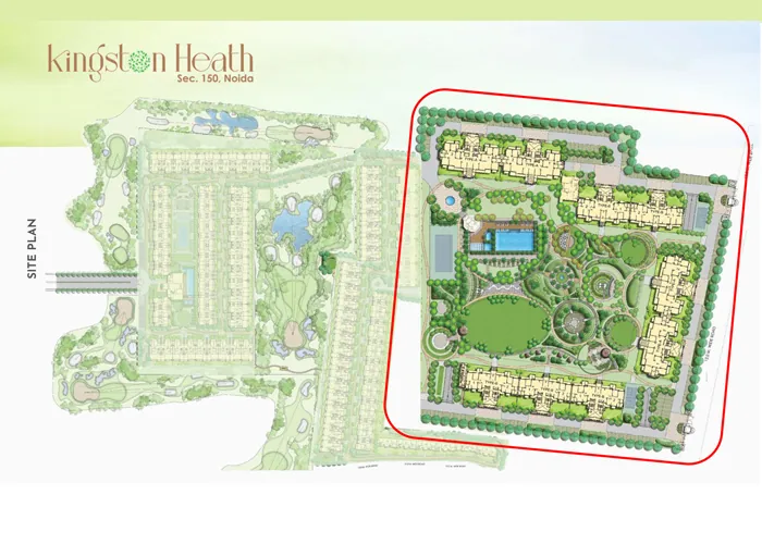 Gaur new project 3BHK Floor Plan